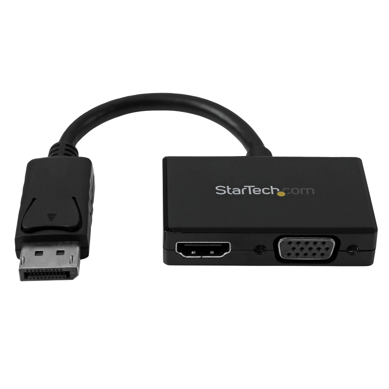 You Recently Viewed StarTech DP2HDVGA Travel A/V Adapter: 2-in-1 DisplayPort to HDMI or VGA Image